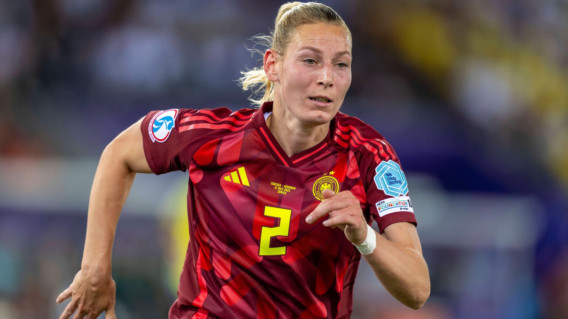 Sarai Linder: Die Nationalspielerin kam bisher in 29 Partien für die DFB-Elf zum Einsatz. Sarai Linder: Die Nationalspielerin kam bisher in 29 Partien für die DFB-Elf zum Einsatz.