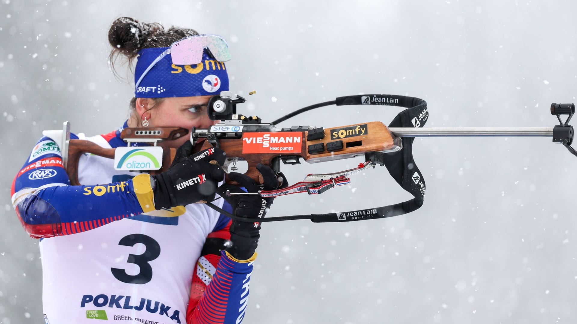 Julia Simon: Sie gehört zu den besten Biathletinnen Frankreichs.
