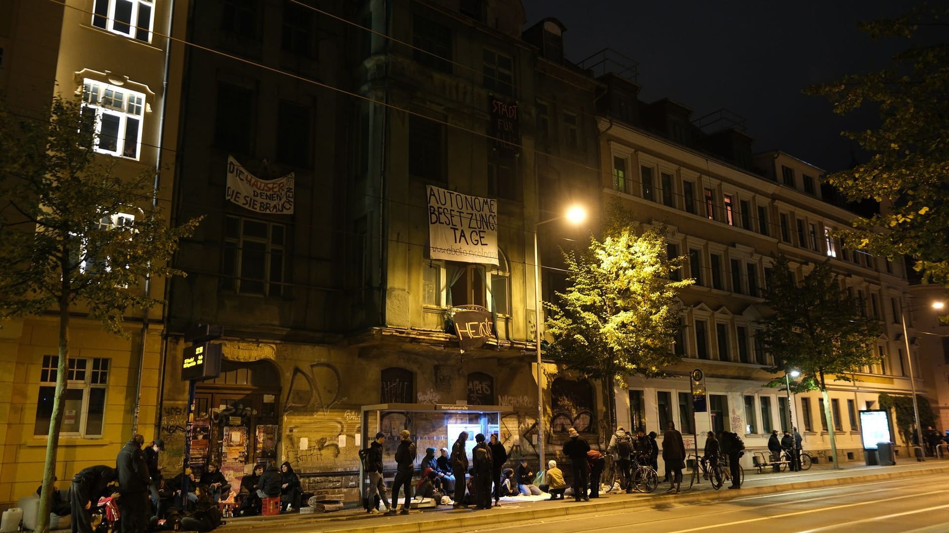 Hausbesetzung in Leipzig Hausbesetzung in Leipzig