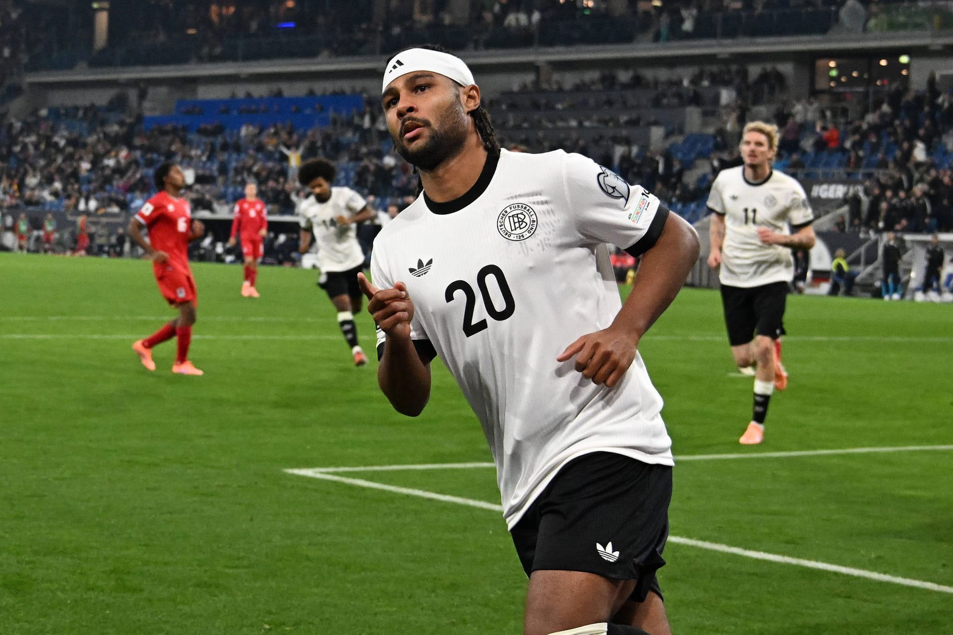 Serge Gnabry: Er traf bereits gegen Nordirland, nun auch gegen Luxemburg. Serge Gnabry: Er traf bereits gegen Nordirland, nun auch gegen Luxemburg.