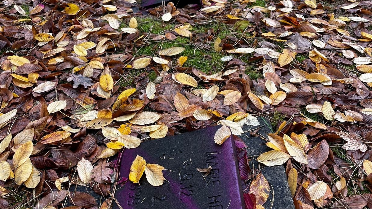 Berlin: Unbekannte beschmieren Kriegsgräber mit verbotenem Z-Symbol