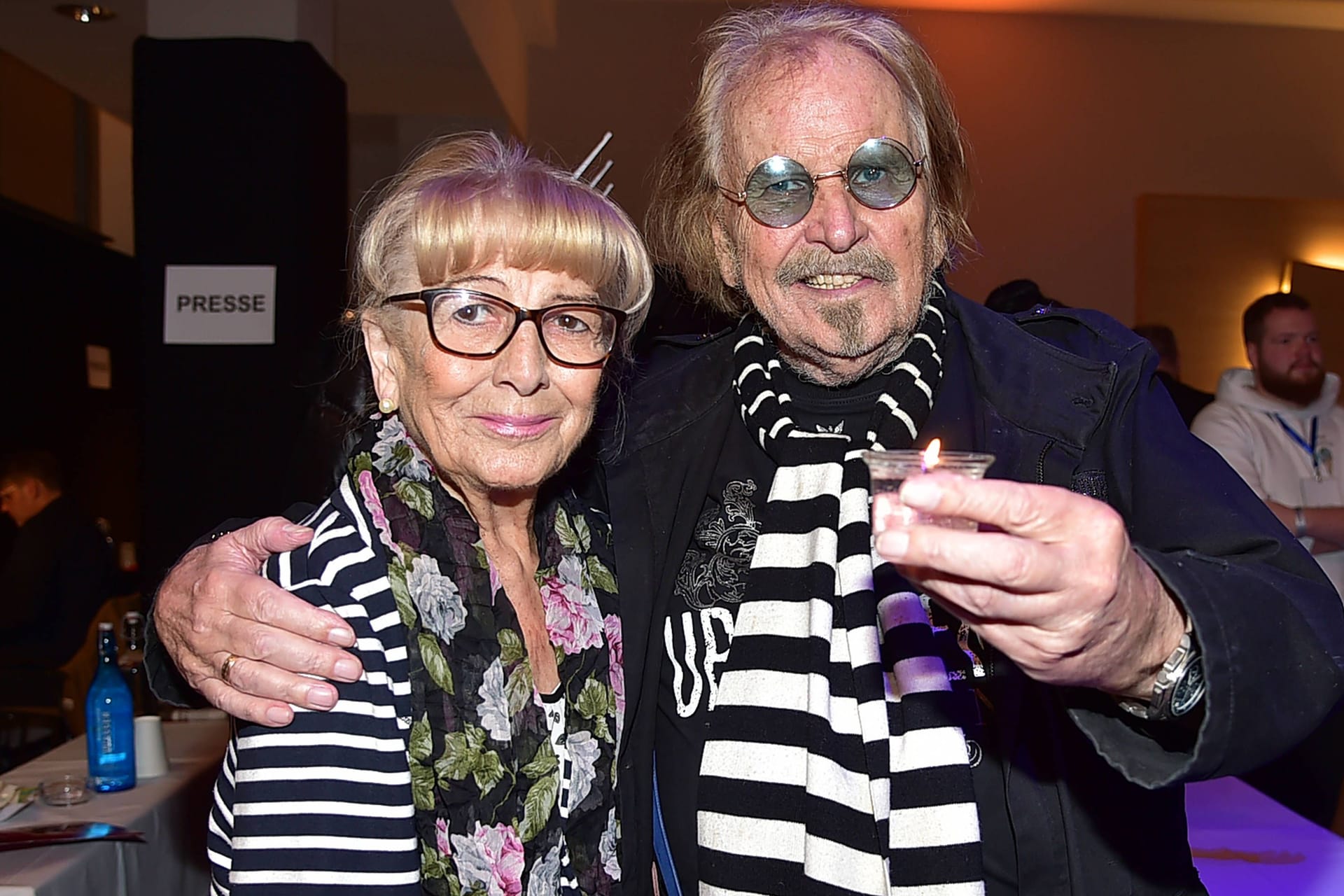 Fran Zander im Dezember mit seiner Frau Evy: Die beiden sind seit 1968 verheiratet. Fran Zander im Dezember mit seiner Frau Evy: Die beiden sind seit 1968 verheiratet.