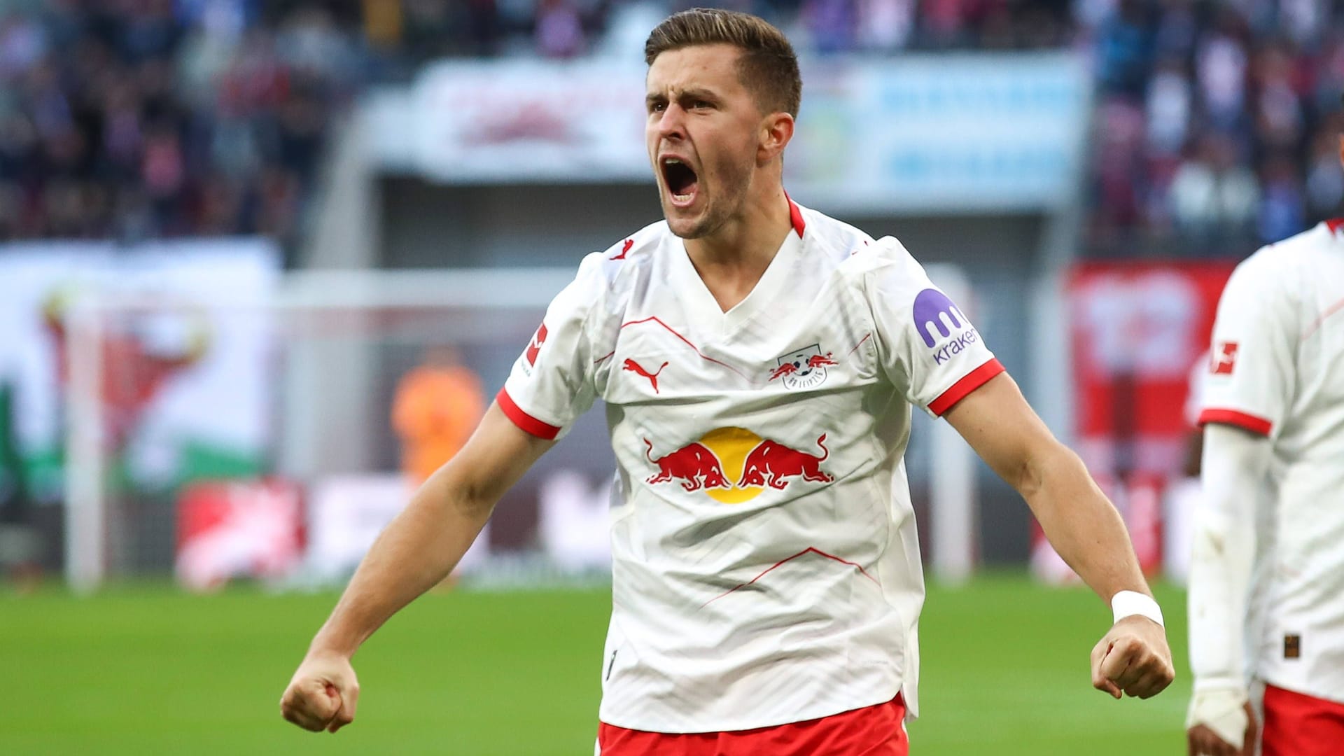 Matchwinner: Christoph Baumgartner jubelt im Spiel gegen den HSV. Matchwinner: Christoph Baumgartner jubelt im Spiel gegen den HSV.