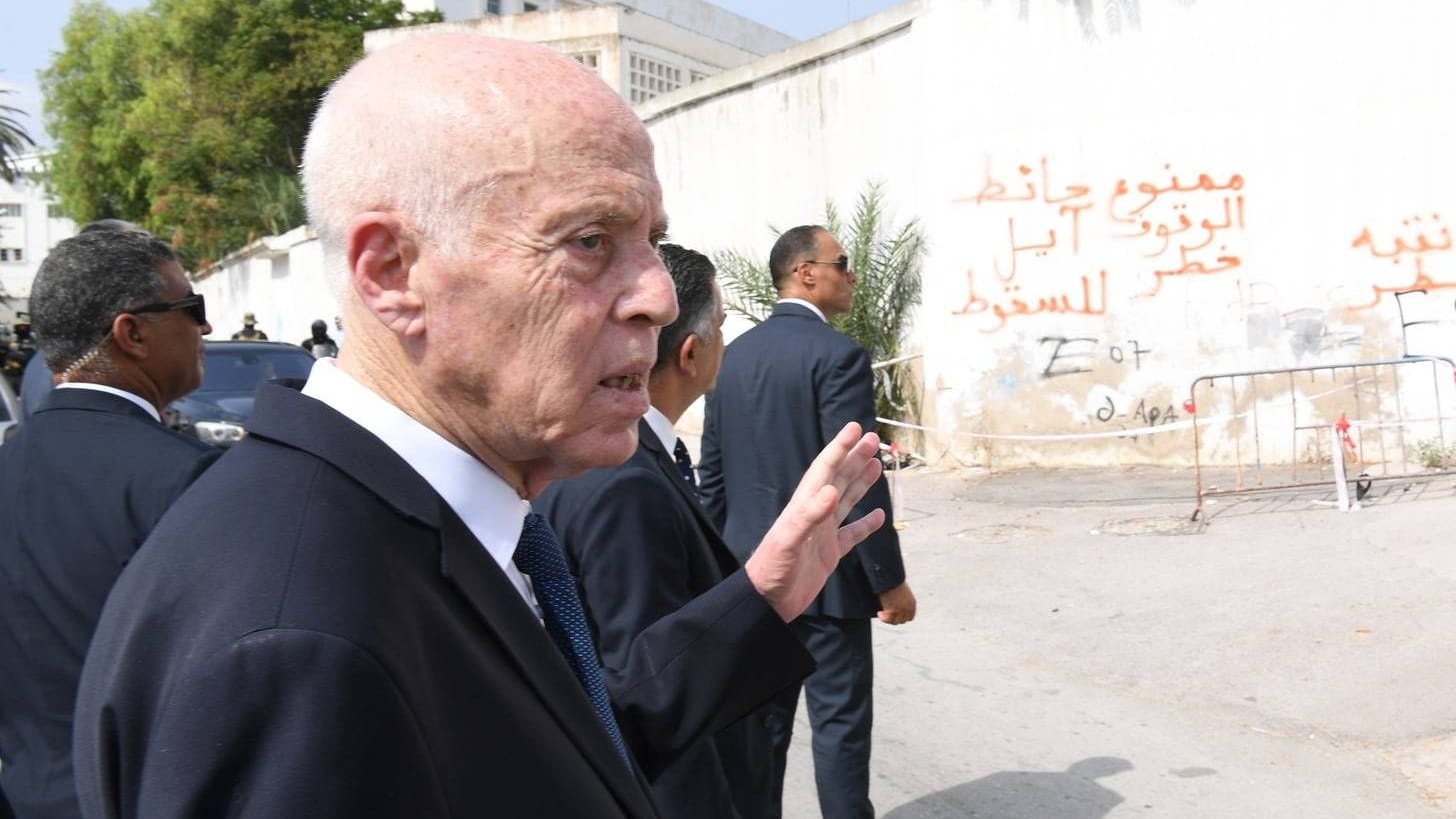 Der tunesische Präsident Kais Saied: Er geht rigoros gegen seine Kritiker vor. Der tunesische Präsident Kais Saied: Er geht rigoros gegen seine Kritiker vor.