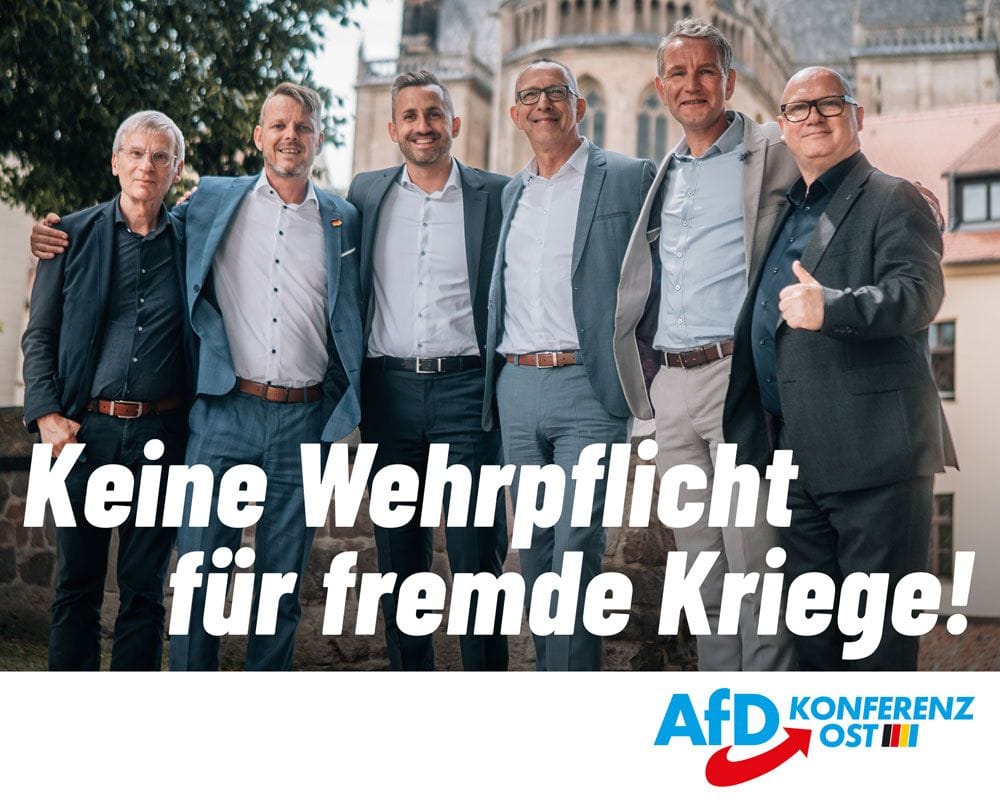 Intervention der Ost-Fraktionschefs: "Keine Wehrpflicht für fremde Kriege!"