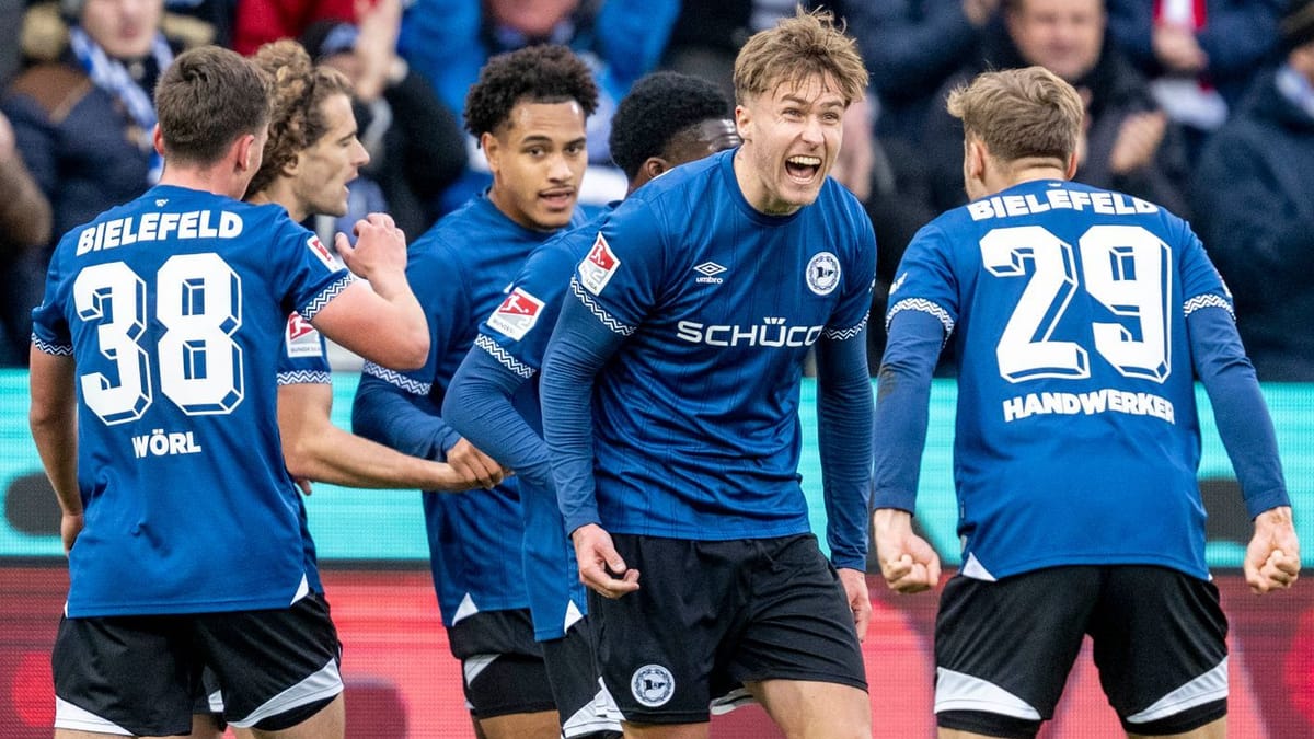 2. Bundesliga: Bielefeld stoppt Elversberg – Paderborn auf Rang zwei
