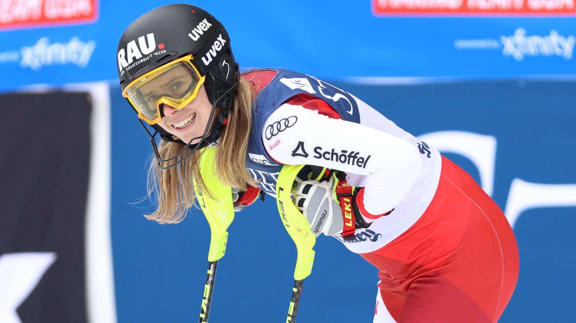 Katharina Liensberger: Die Österreicherin feierte auch abseits der Skipiste einen großen Erfolg. Katharina Liensberger: Die Österreicherin feierte auch abseits der Skipiste einen großen Erfolg.