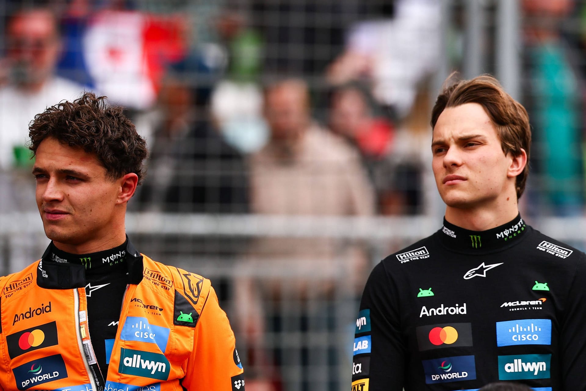 Lando Norris (links) und Oscar Piastri: Sie liefern sich ein Duell um die Weltmeisterschaft.