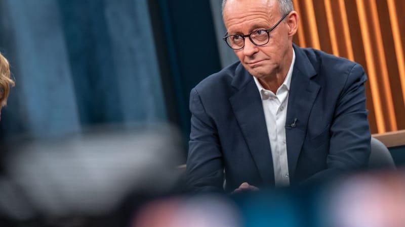 Bundeskanzler Friedrich Merz (CDU) in der ARD-Talkshow "Caren Miosga". Bundeskanzler Friedrich Merz (CDU) in der ARD-Talkshow "Caren Miosga".