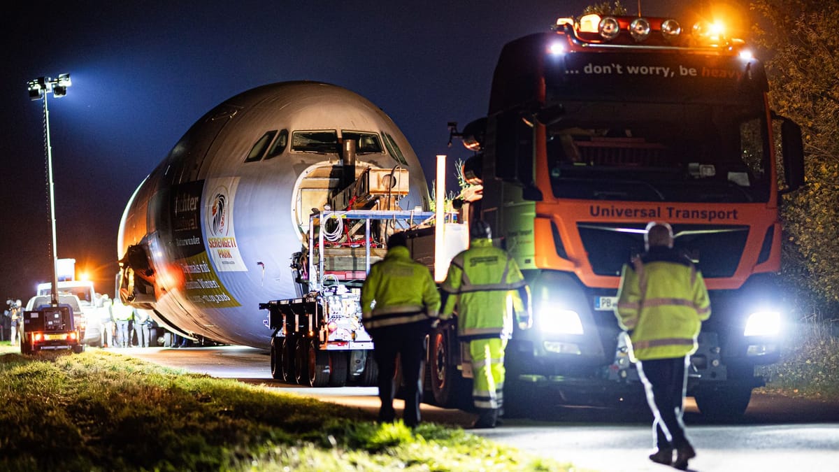Serengeti-Park: Problem-Flieger rollt – Panne direkt auf erster Etappe