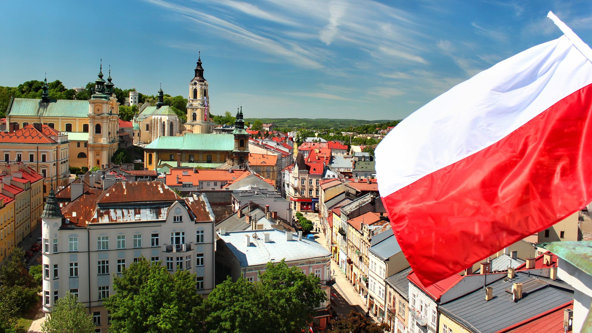 Old Town of Przemysl, Poland. View from the Clock Tower. Old Town of Przemysl, Poland. View from the Clock Tower.