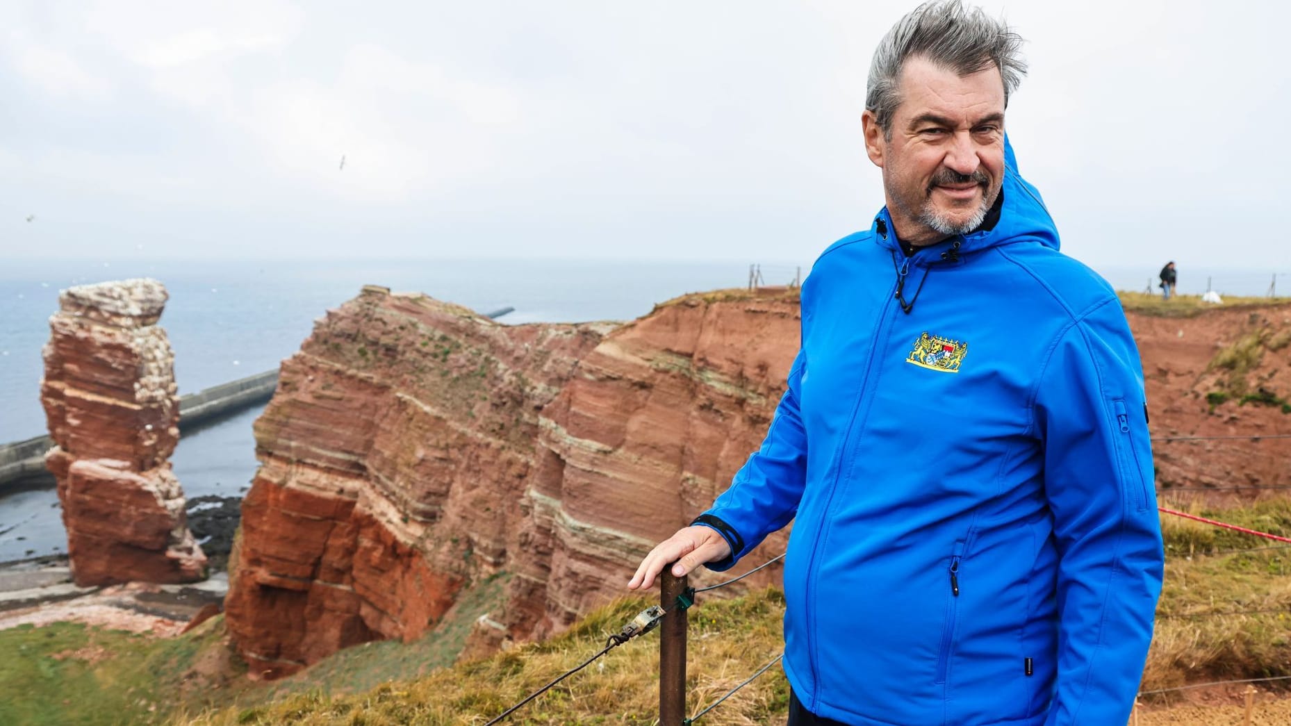 Markus Söder auf Helgoland: Die Dienstreise des bayerischen Ministerpräsidenten steht in der Kritik. Markus Söder auf Helgoland: Die Dienstreise des bayerischen Ministerpräsidenten steht in der Kritik.