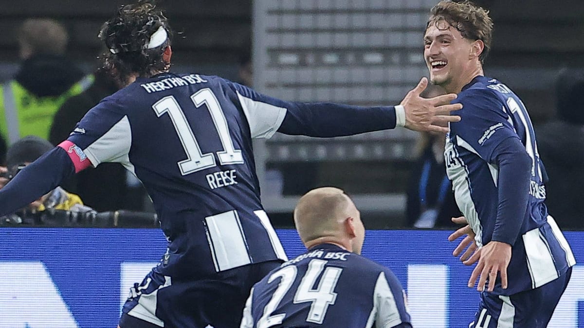 2. Bundesliga: Kracher-Tor kurz vor Schluss – Hertha schockt Düsseldorf