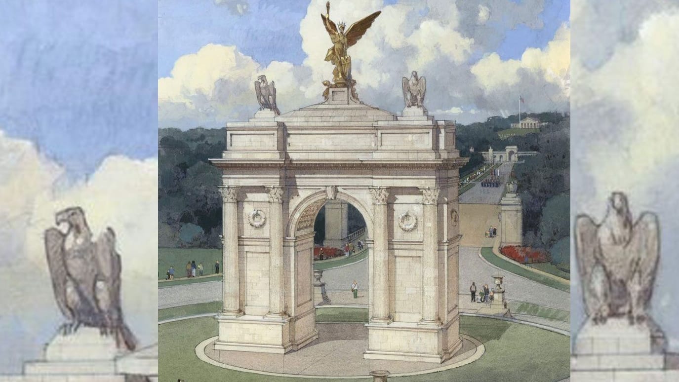 Der mögliche Entwurf: Soll so der Triumphbogen aussehen?