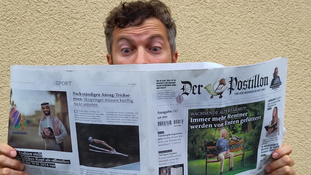 Stefan Sichermann: Der Gründer und Chef des Satireportals erklärt im Interview, wieso er jetzt eine Zeitung herausgibt.