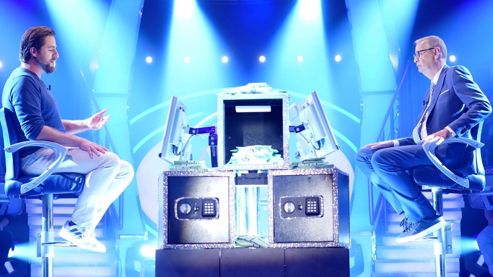 Christopher Suhr und Günther Jauch: Die beiden haderten mit einer "langen Leitung" bei der RTL-Quizshow.