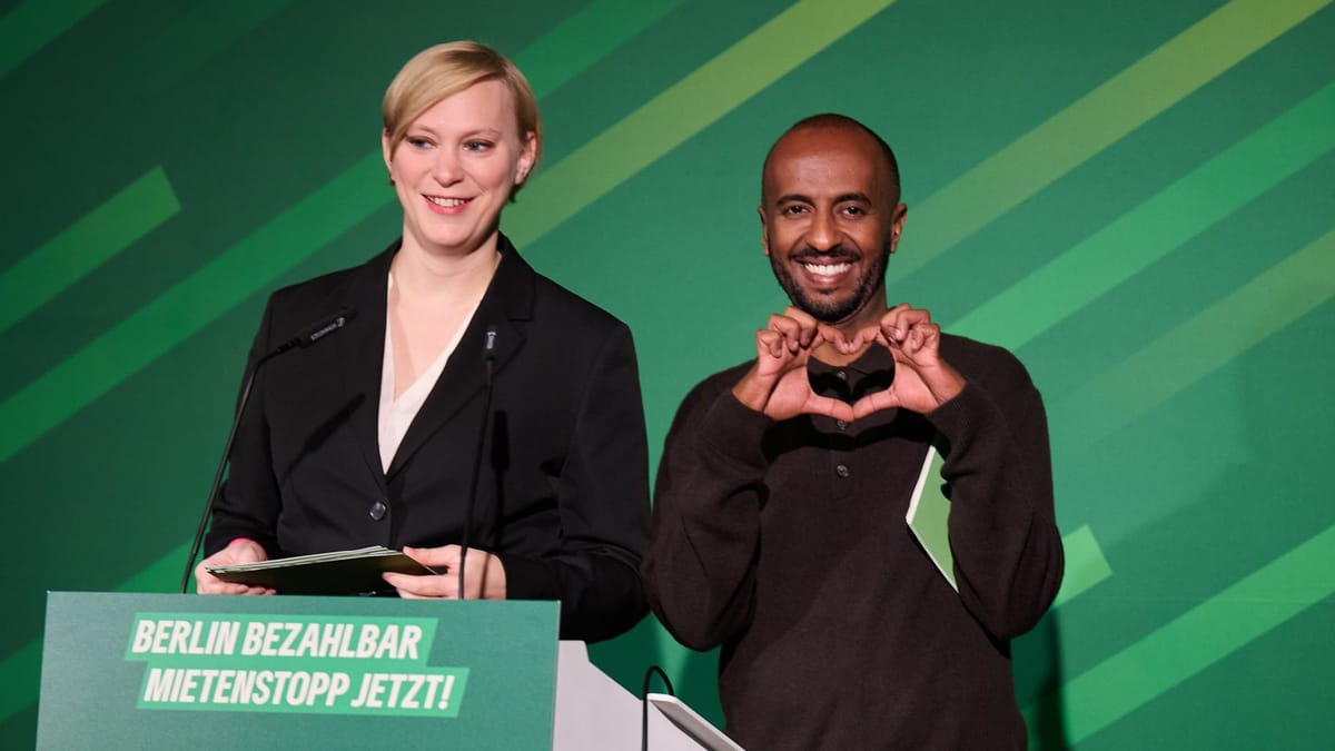 Berlin: Stahr und Ghirmai kandieren erneut für Grünen-Vorsitz