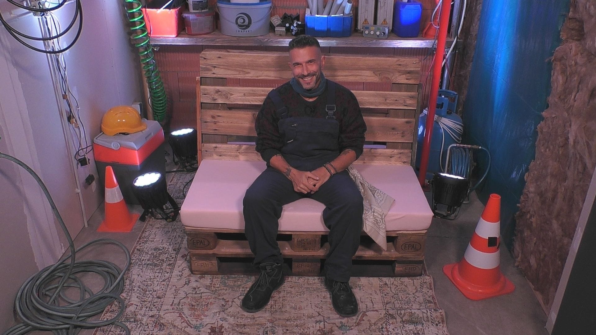 "Promi Big Brother": Marc Terenzi muss auf einer Baustelle hausen.