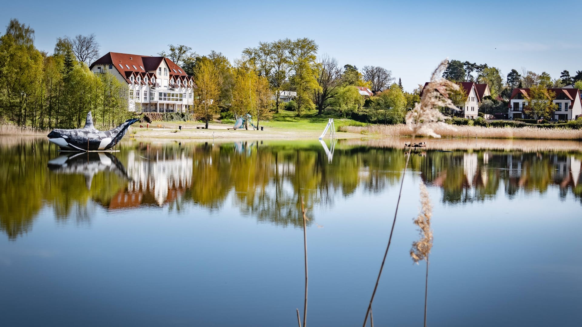 See auf der Anlage in Germendorf (Archivbild): Das Angeln ist hier erlaubt. See auf der Anlage in Germendorf (Archivbild): Das Angeln ist hier erlaubt.