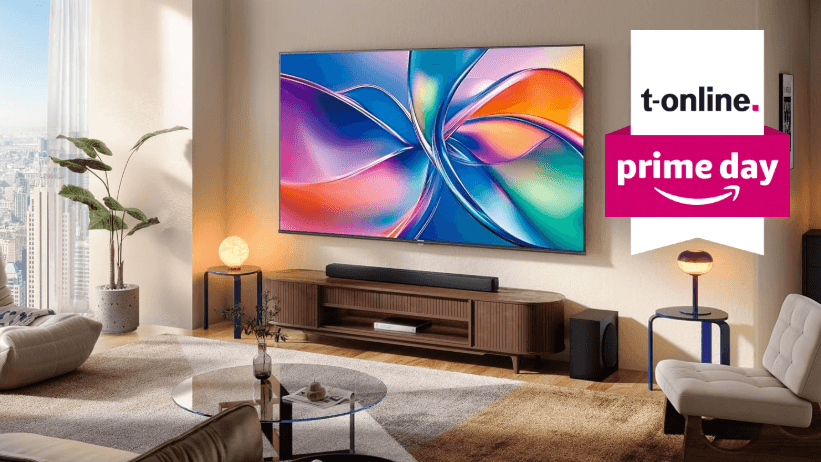 Heute ist ein großer Fernseher von Hisense zum Sparpreis im Prime-Angebot erhältlich.