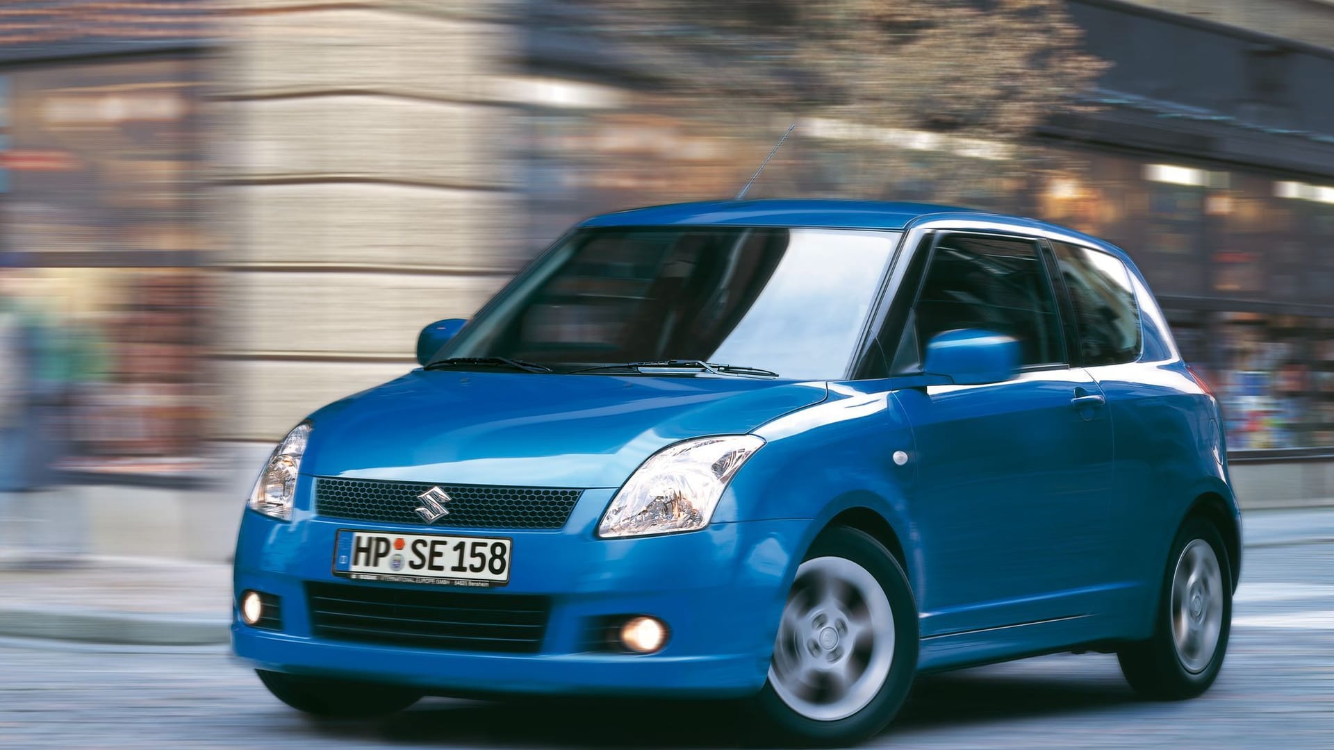Fahransicht Suzuki Swift Sport der 5. Generation Fahransicht Suzuki Swift Sport der 5. Generation