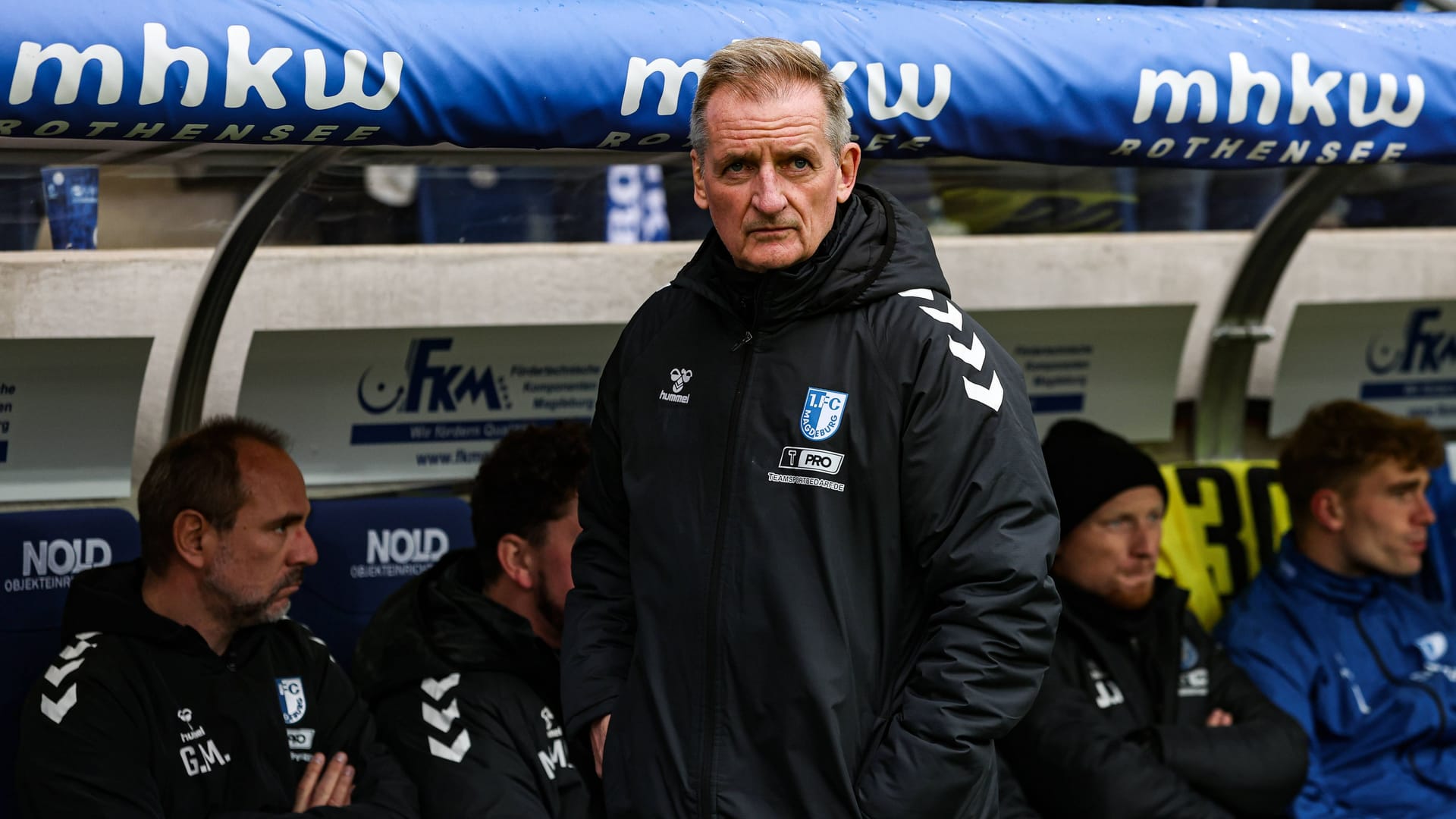 Sah den ersten Heimsieg der Saison: Magdeburg-Trainer Petrik Sander. Sah den ersten Heimsieg der Saison: Magdeburg-Trainer Petrik Sander.