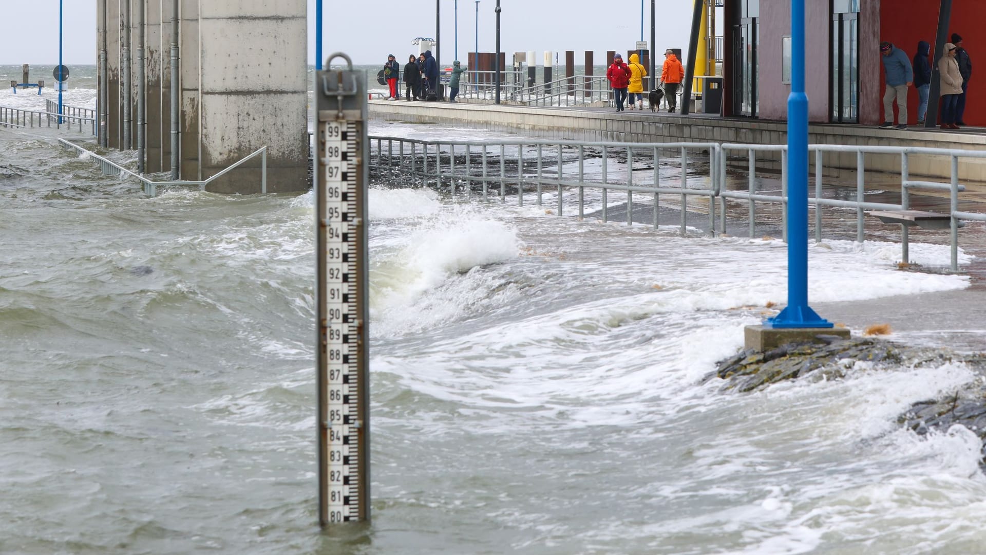 Sturmflut an der Nordsee