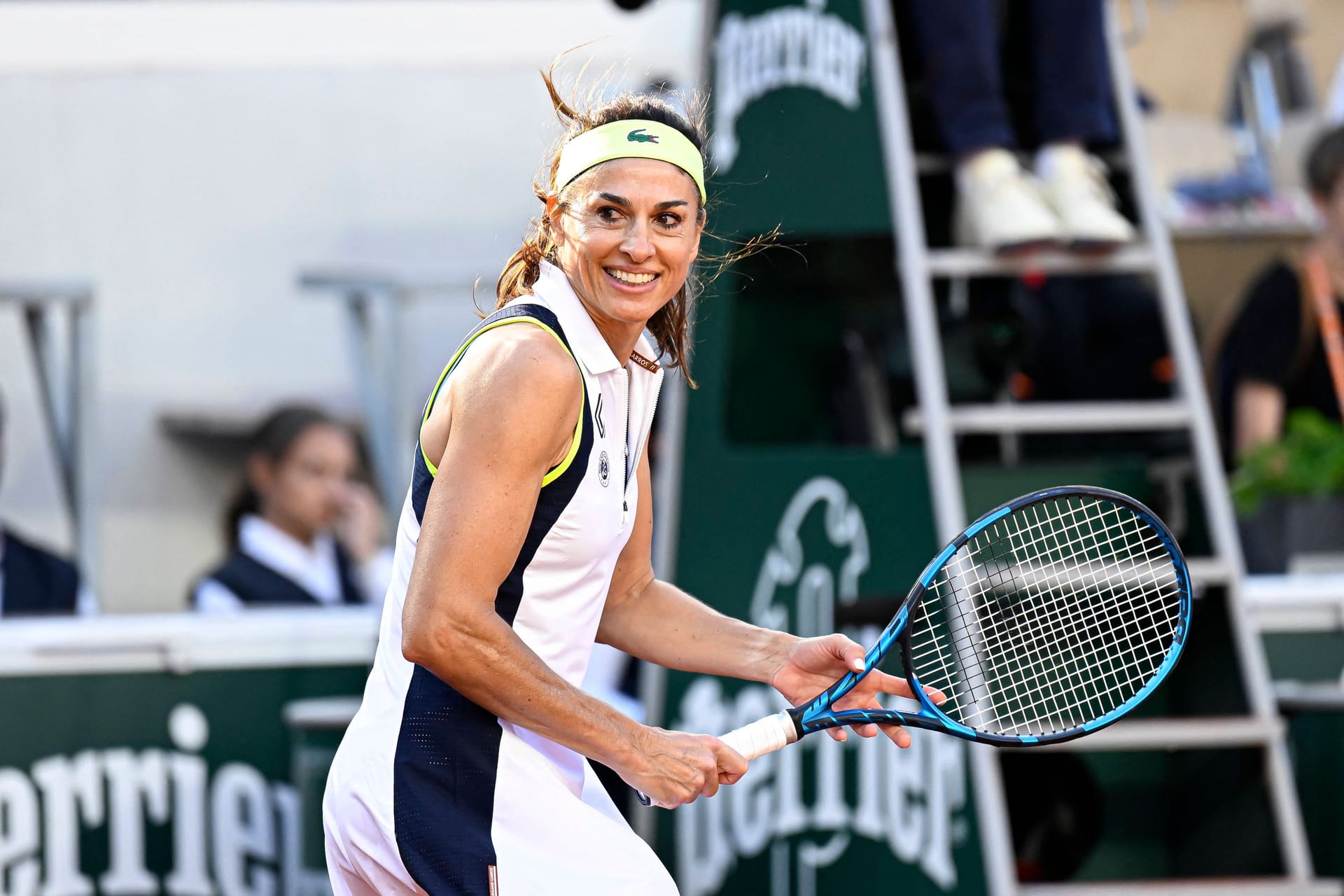 Gabriela Sabatini im Jahr 2023: Bei einem Legenden-Turnier stand sie wieder auf dem Platz. Gabriela Sabatini im Jahr 2023: Bei einem Legenden-Turnier stand sie wieder auf dem Platz.