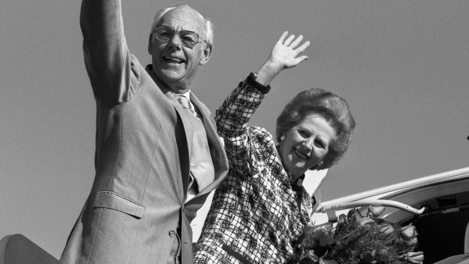 Denis und Margaret Thatcher: Bis zu seinem Tod im Juni 2003 waren sie über 50 Jahre lang verheiratet. Denis und Margaret Thatcher: Bis zu seinem Tod im Juni 2003 waren sie über 50 Jahre lang verheiratet.
