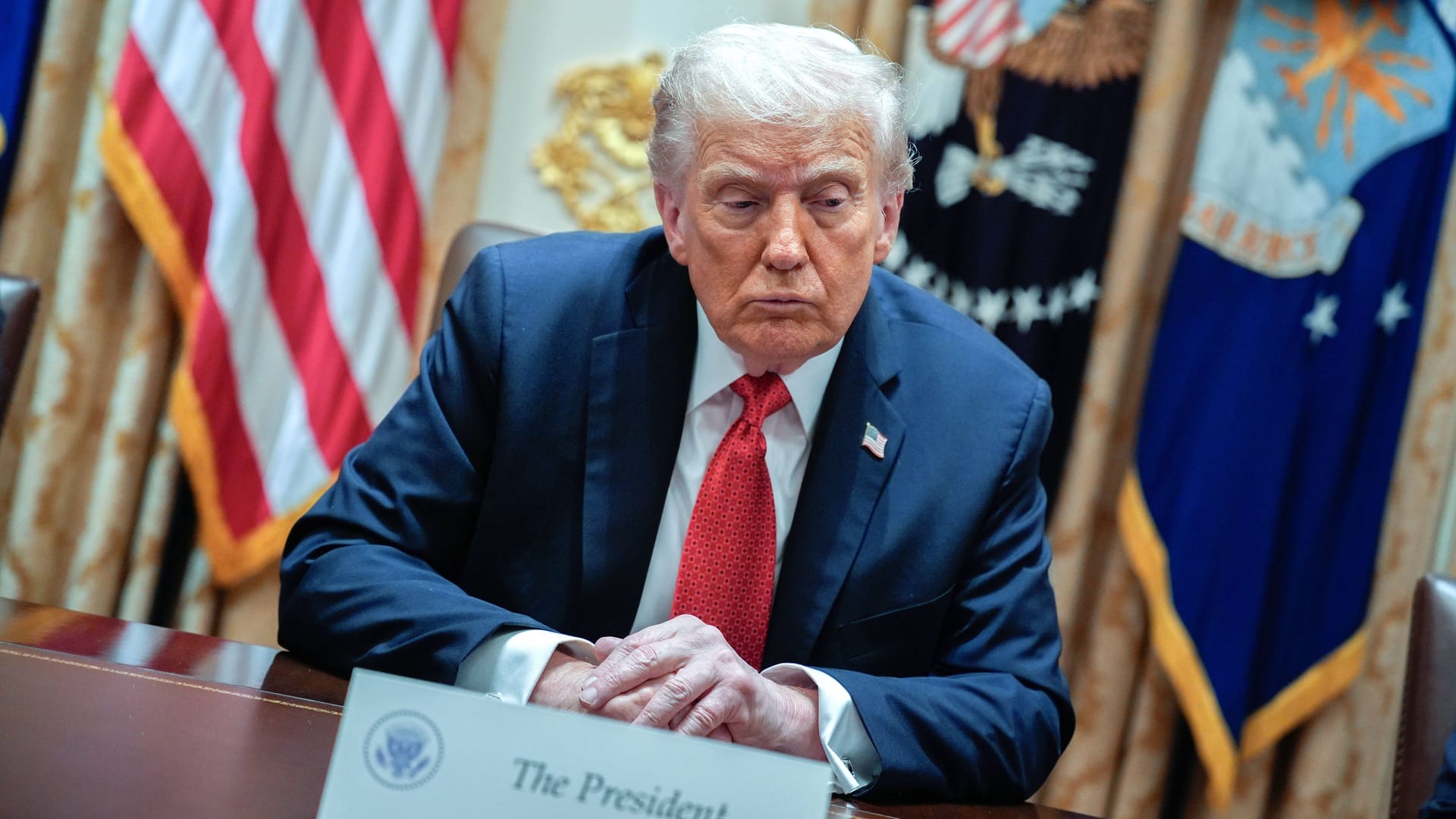 Donald Trump: Der US-Präsident hat mit Blick auf den Ukraine-Krieg keinen klaren politischen Kurs.