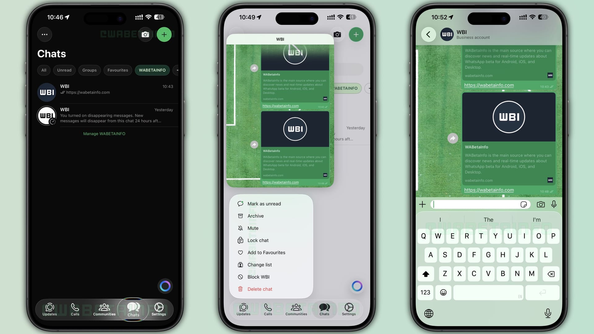 Transparente Menüs: WhatsApp übernimmt den Look von iOS 26.