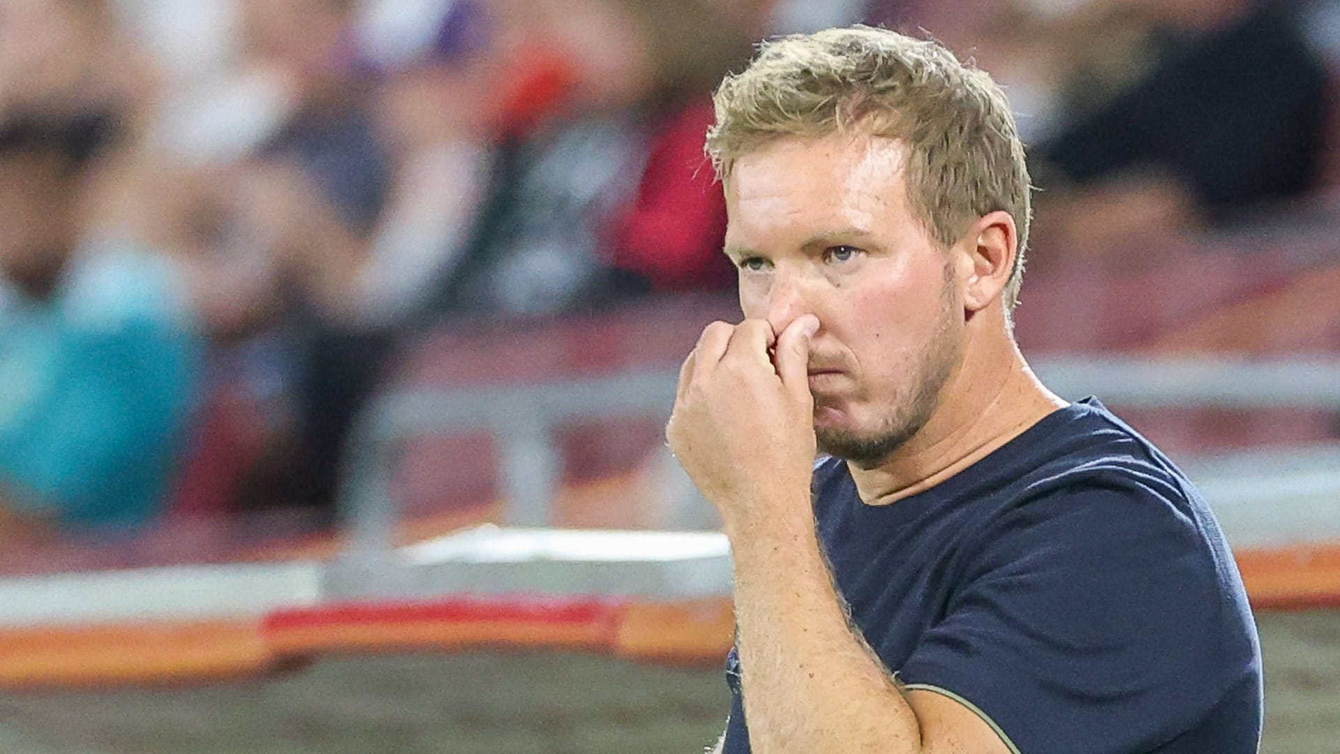 Julian Nagelsmann: Er nominierte Torwart Noah Atubolu nach. Julian Nagelsmann: Er nominierte Torwart Noah Atubolu nach.