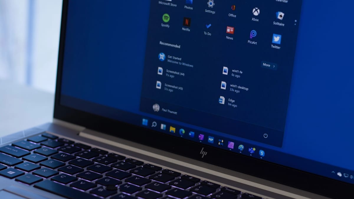 Windows 11 Update: Neues Startmenü und farbige Akkuanzeige