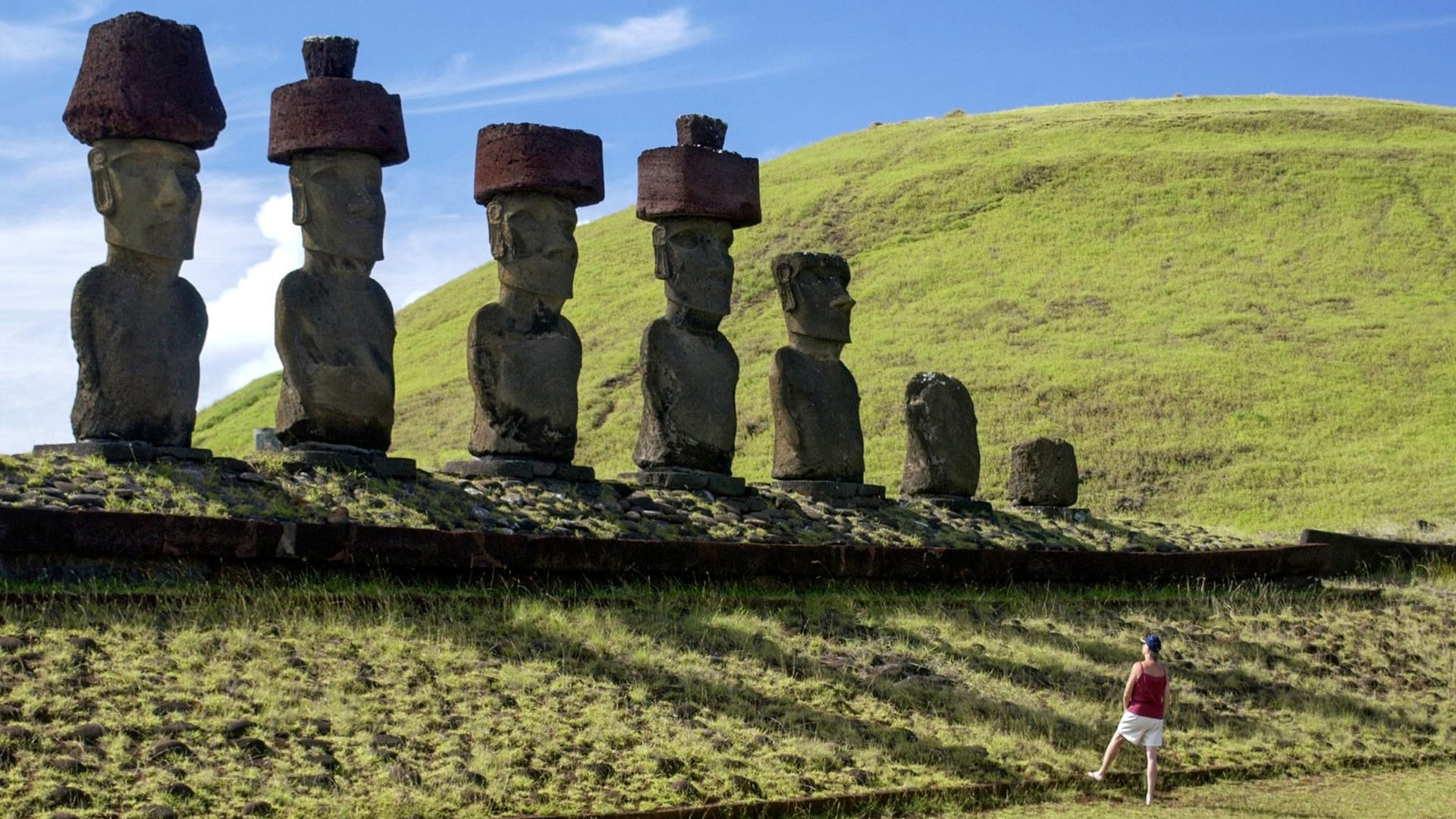 Osterinsel: Die Moai-Statuen auf Rapa Nui wurden auf dank einer erstaunlichen Technik an Ort und Stelle befördert. Osterinsel: Die Moai-Statuen auf Rapa Nui wurden auf dank einer erstaunlichen Technik an Ort und Stelle befördert.