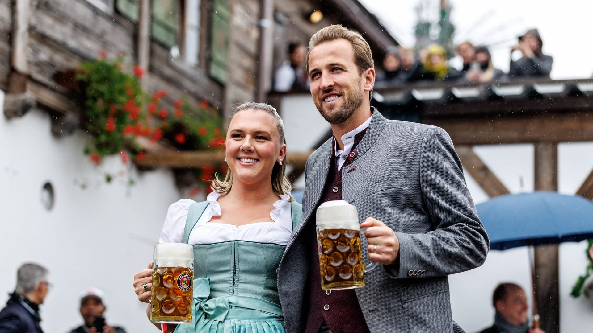 Besuch des FC Bayern München auf dem Oktoberfest