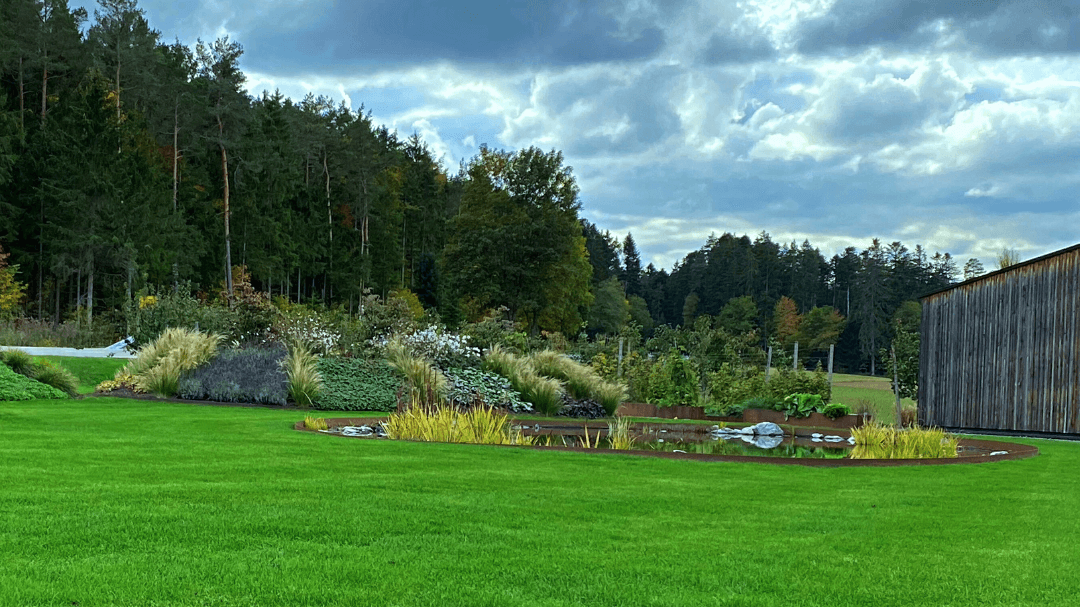 Grüner Rasen: Mit dem Turbogrün Rasendünger lässt sich der Rasen stärken. Grüner Rasen: Mit dem Turbogrün Rasendünger lässt sich der Rasen stärken.