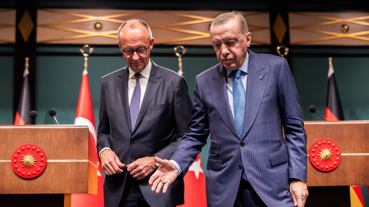Ankara: Erdoğan und Merz geraten über Gaza-Krieg aneinander