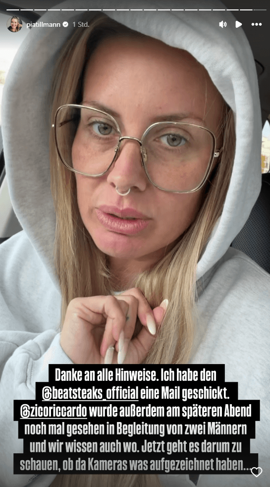 Pia Tillmann: Sie will das Verbrechen an ihrem Mann aufklären.