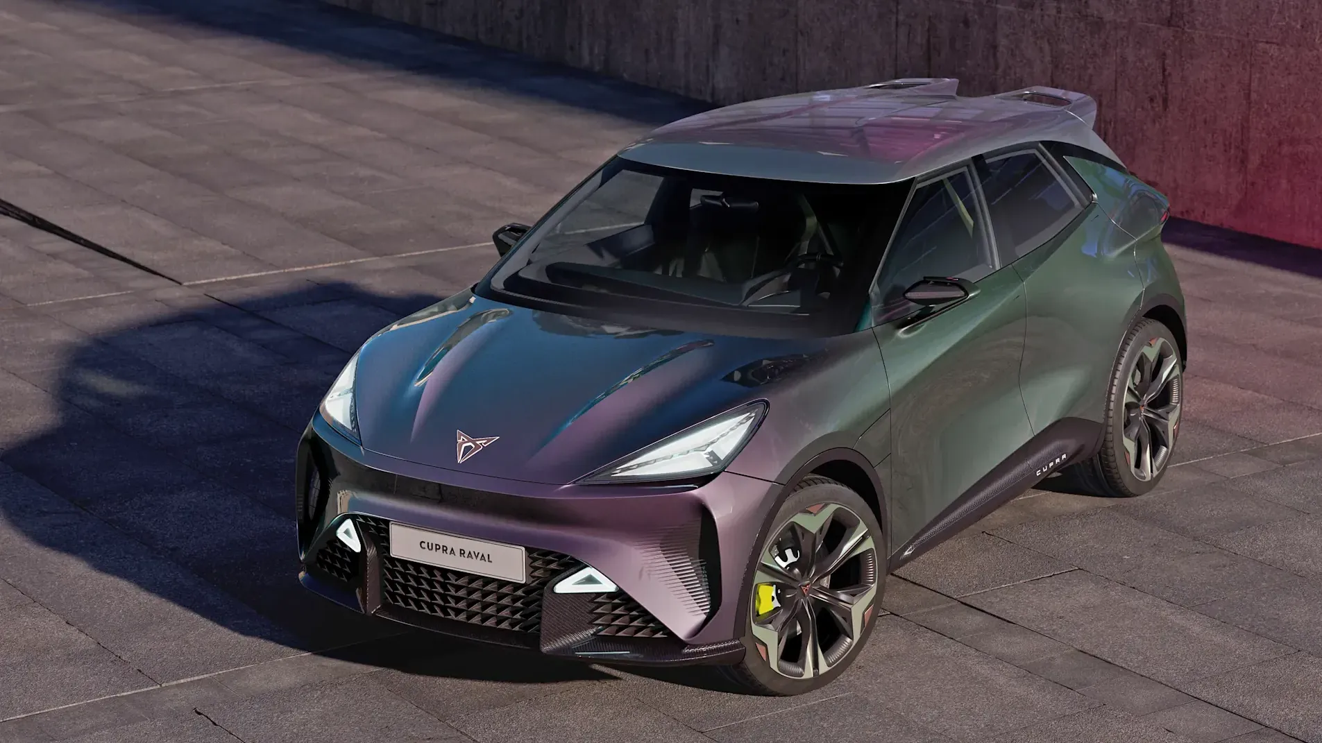 Sportlicher Kleinwagen: Der Cupra Raval bekommt bis zu 225 PS, eine tiefergelegte Karosserie und mehr als 450 Kilometer Reichweite. Sportlicher Kleinwagen: Der Cupra Raval bekommt bis zu 225 PS, eine tiefergelegte Karosserie und mehr als 450 Kilometer Reichweite.