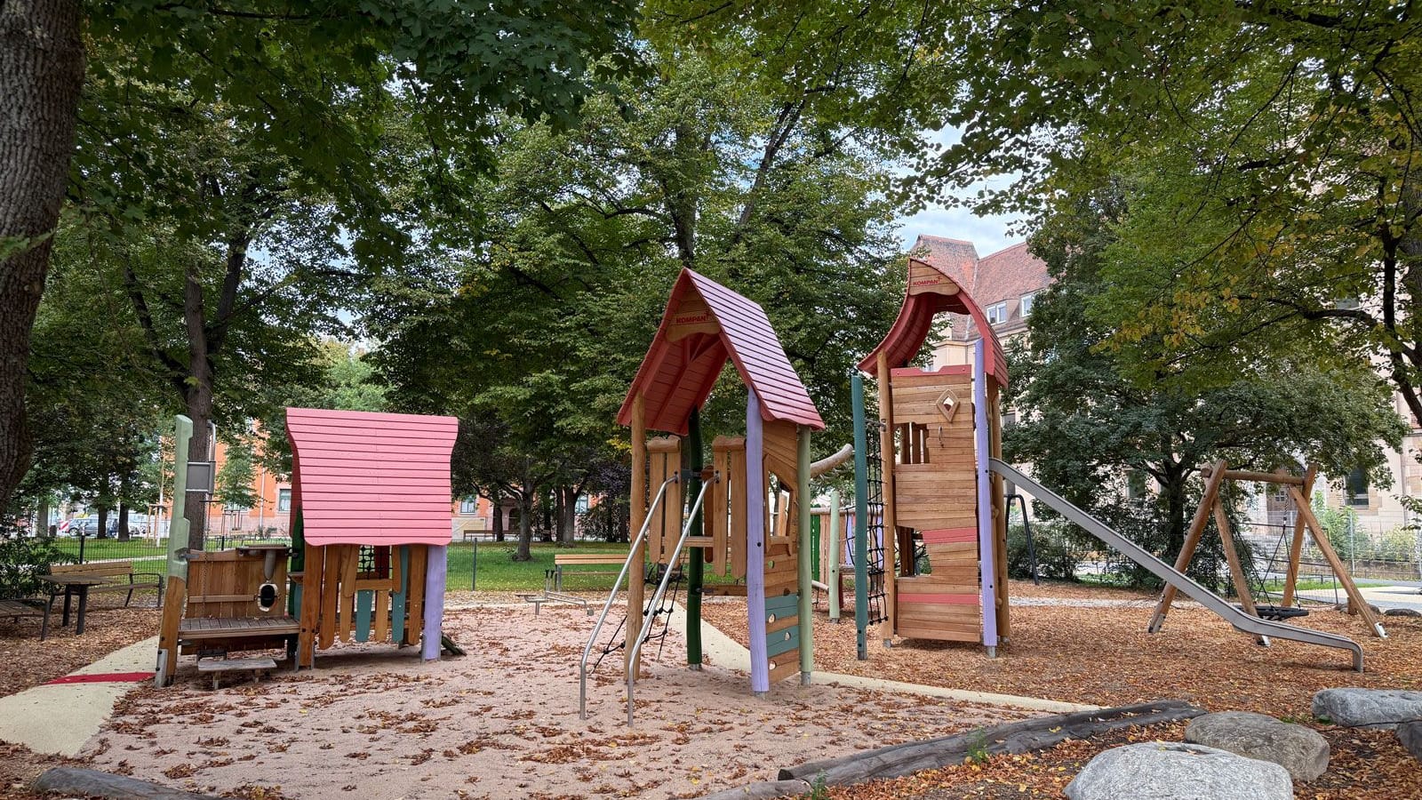 Ein Highlight der Umgestaltung ist der neue Spielplatz für drei- bis sechsjährige Kinder.