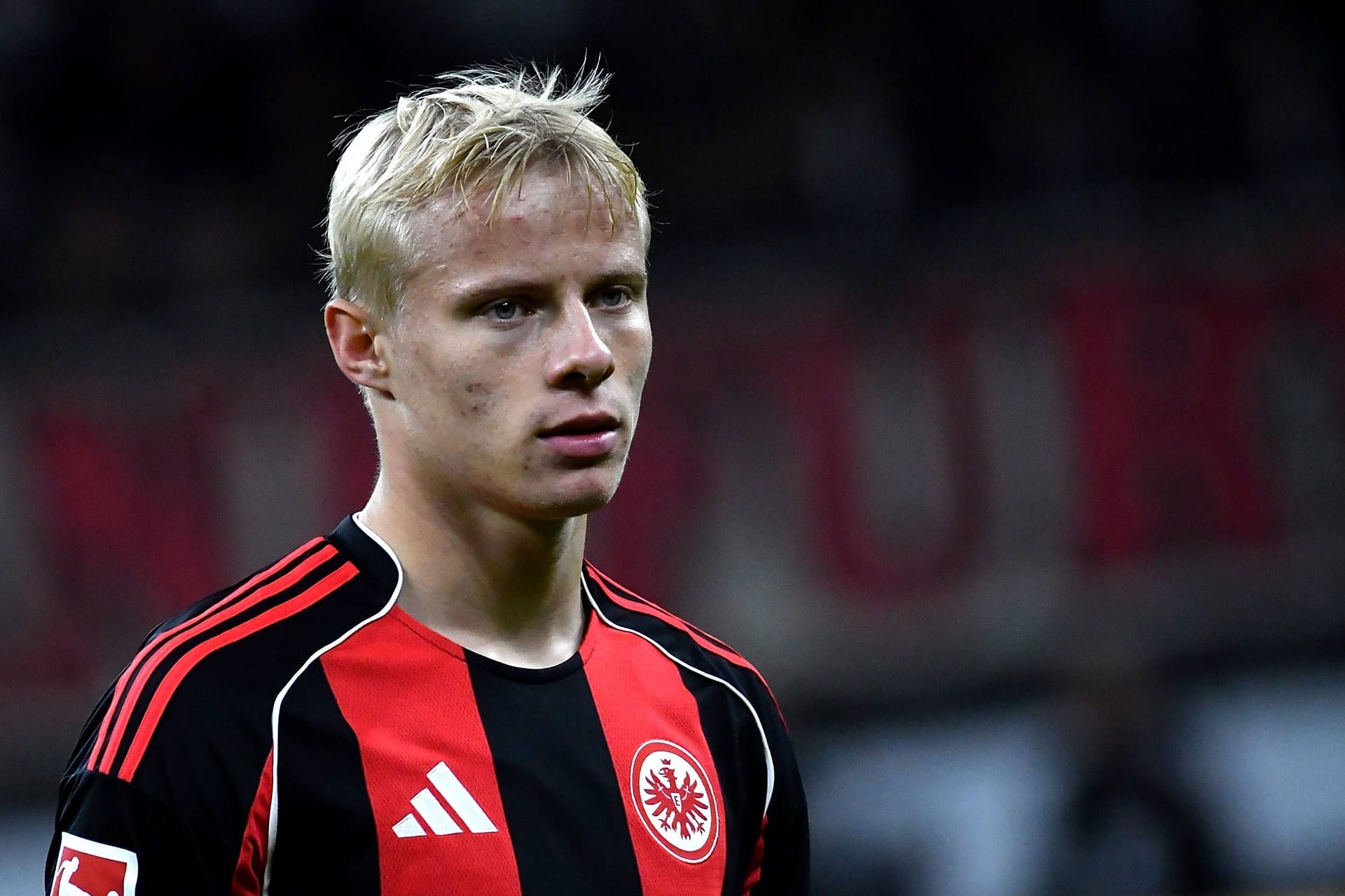 Oscar Højlund: Der Däne kam im Sommer des vergangenen Jahres zur Eintracht.