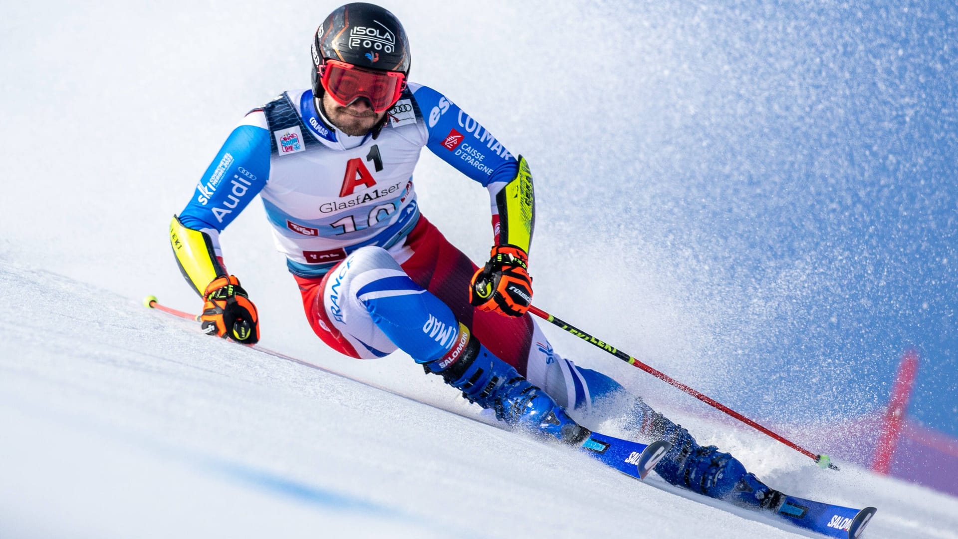 Mathieu Faivre beim Riesenslalom: Der Franzose gewann drei WM-Titel. Mathieu Faivre beim Riesenslalom: Der Franzose gewann drei WM-Titel.
