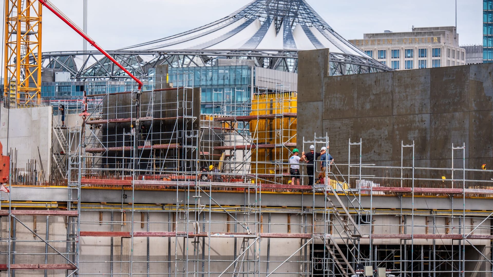 Museums-Baustelle nahe Potsdamer Platz