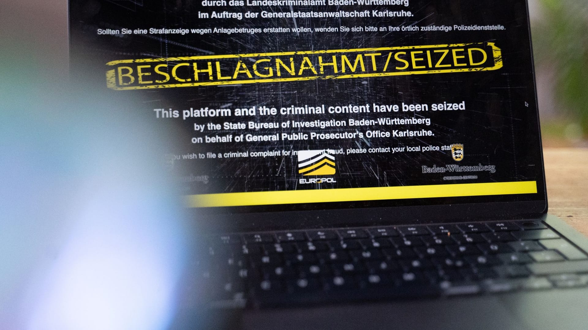 Betrugs-Websites beschlagnahmt Betrugs-Websites beschlagnahmt