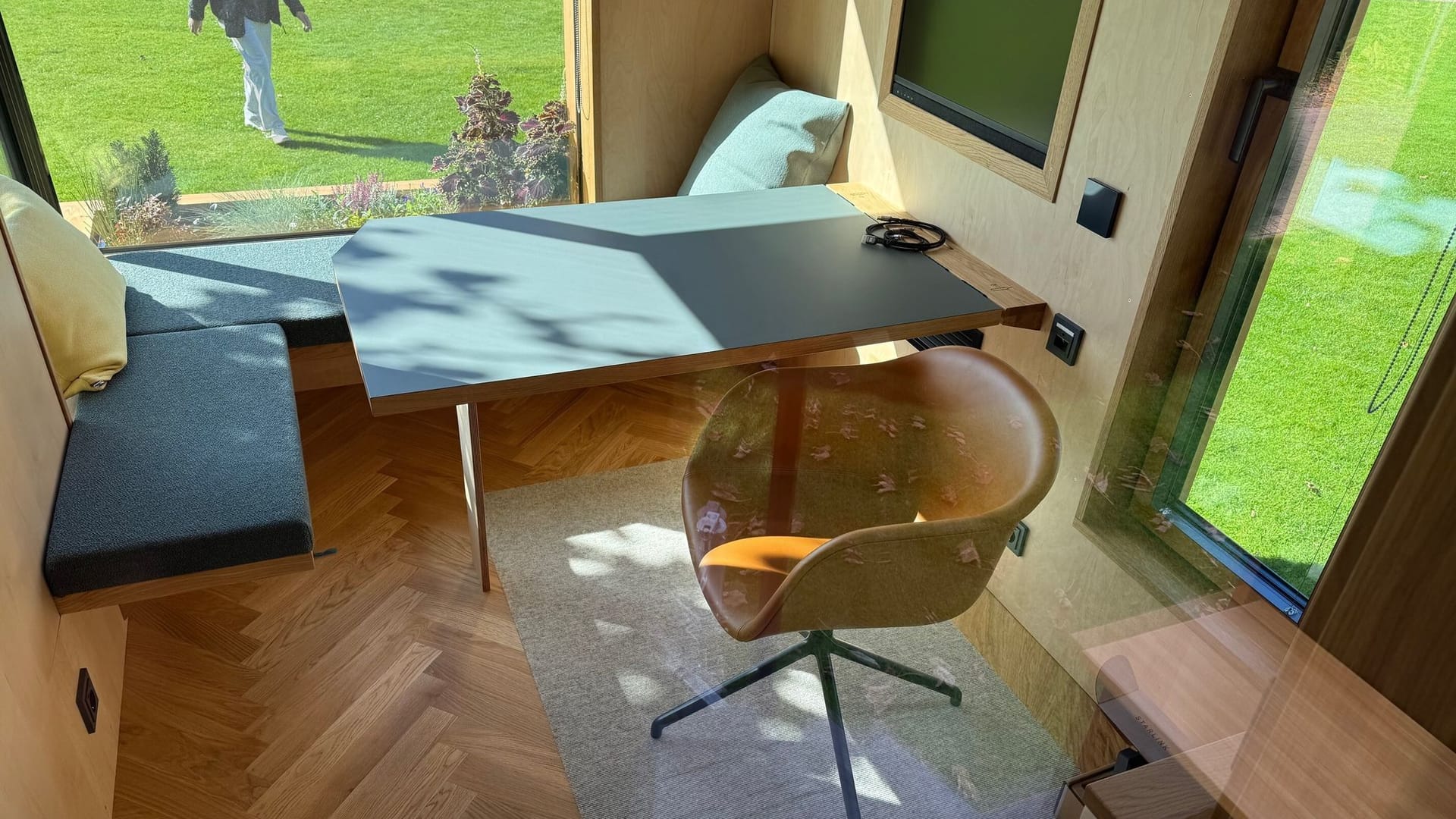 Blick in ein Tiny House: Übernachten ist hier nicht möglich. Blick in ein Tiny House: Übernachten ist hier nicht möglich.