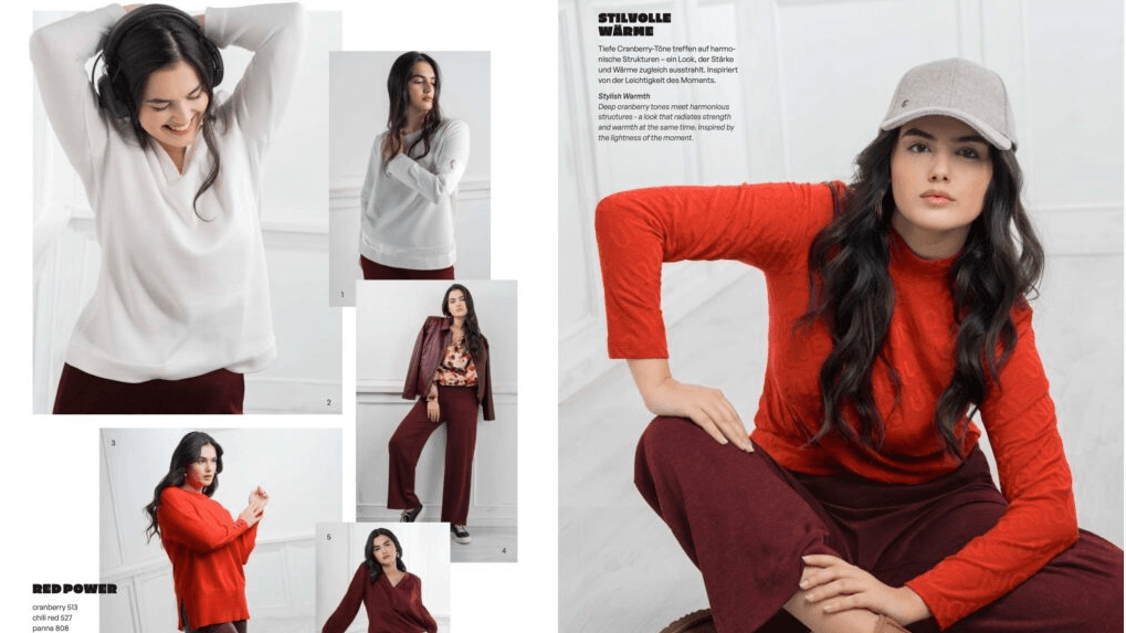 Die Winterkollektion 2025 von "Seeyou", dem Label von "Biggi M Mode" – vier Mal im Jahr bringt das Label eine neue Kollektion heraus.