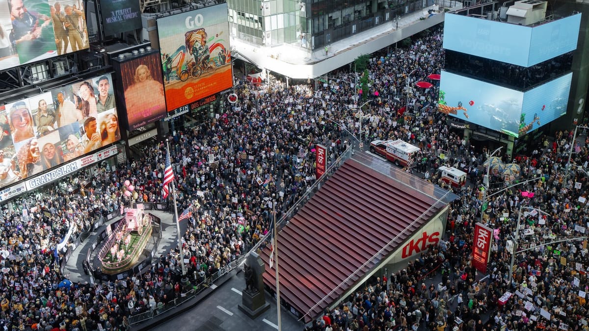 USA: Millionen demonstrieren bei "No Kings"-Protesten gegen Trump