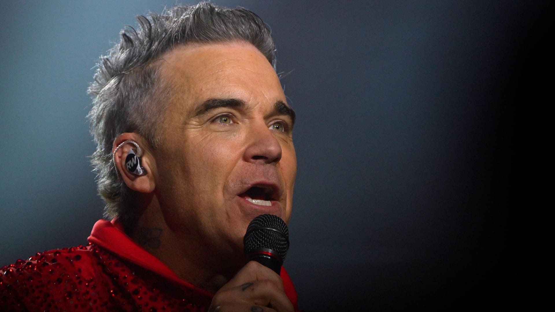 Robbie Williams: Der Sänger musste ein Konzert absagen. Robbie Williams: Der Sänger musste ein Konzert absagen.