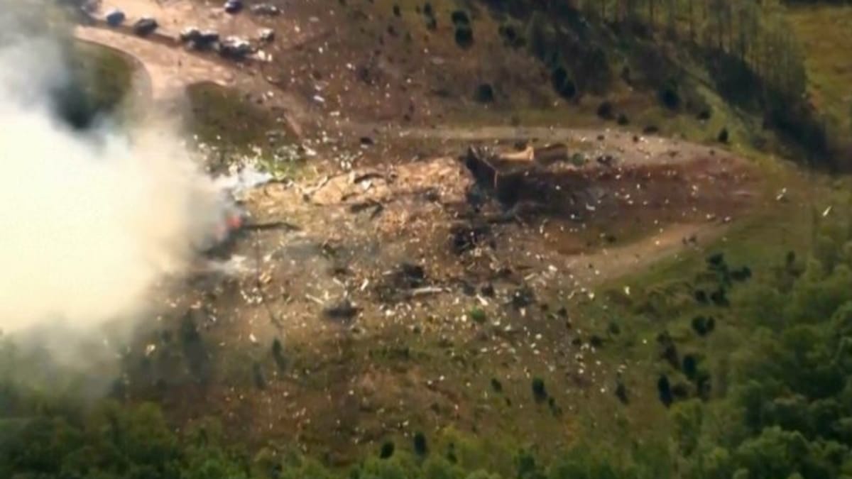 Explosion in Tennessee: Sprengstoff-Fabrik komplett zerstört