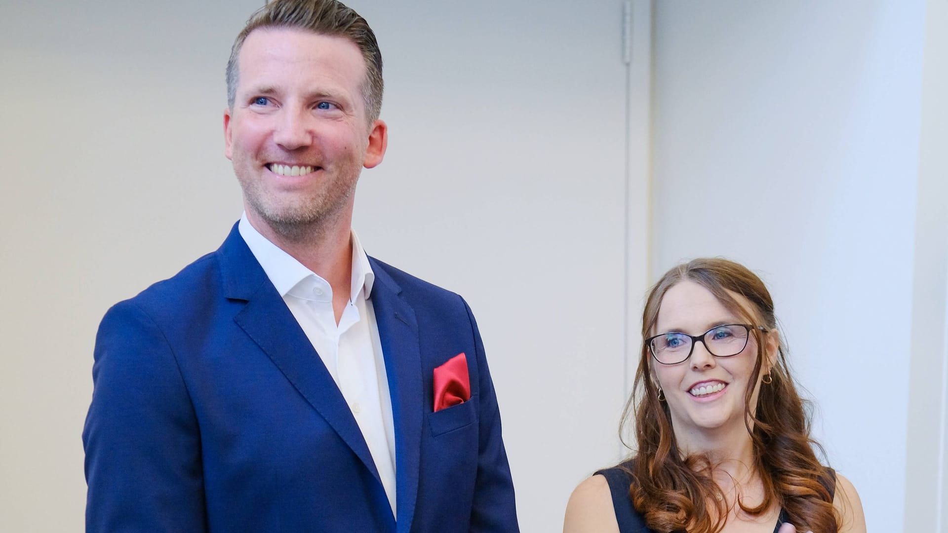 Prinz Marcus Hülscher und Venetia Nicole Nothen (Archivbild): Das Düsseldorfer Prinzenpaar der Session 2025/2026 kennt sich seit 17 Jahren und hat sich im Karneval kennengelernt.